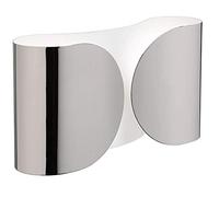 Flos Foglio Applique murale, finition nickel, chrome, 37 x 21 x 9,7 cm