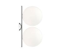 Flos Applique murale IC lights C/W1 Double Chrome-opale