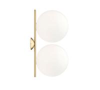 Flos IC Lights C/W1 Double Wandleuchte, laiton brossé