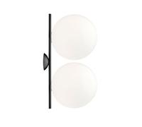 Flos Applique murale IC lights C/W1 Double Noir-opale