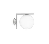 Flos IC Lights C/W1 Outdoor Fassadenleuchte, acier inoxydable brossé