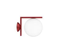 Flos IC Lights C/W1 Outdoor Fassadenleuchte, bordeaux