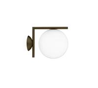 Flos IC Lights C/W1 Outdoor Fassadenleuchte, brun foncé