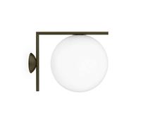Flos IC Lights C/W2 Outdoor Fassadenleuchte, brun foncé
