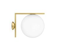 Flos IC Lights C/W2 Outdoor Fassadenleuchte, laiton brossé