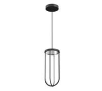 Flos In Vitro Suspension Außenleuchte, noir