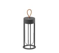 Flos In Vitro Unplugged Akku Tischleuchte, anthracite