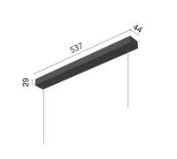 Flos Kit Surface Pour Suspension Super Line 60W Noir Non Gradable