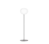 Flos Lampadaire Glo-ball F1 Verre opale blanc - pied argent mat