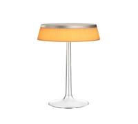 Flos Lampe de table Bon Jour T Orange-tissu abat-jour-mate chrome