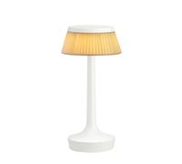 Flos Lampe de table Bon jour Unplugged - Blanc - tissu