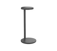 FLOS Lampe de table Oblique – 2700K Aluminium et PMMA – Anthracite mat