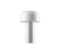 FLOS Lampe de table Bellhop portable LED, batterie H 21 cm, variateur 4 niveaux, Blanc, IP54