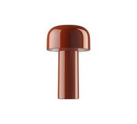 Flos Lampe de table Bellhop - LED sans fil rechargeable, variateur 4 niveaux, IP54 - Rouge brique