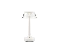 FLOS Lampe de table Bon Jour Unplugged LED rechargeable sans fil Presque blanche