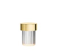 FLOS Lampe de table Last Order Fluted IP20 rechargeable Laiton