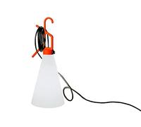 Flos Mayday K. Grcic Lampe multifonction portable avec abat-jour conique, poignée avec interrupteur et câble 4850 mm, 220-250 V, 60 W, 220 x 530 mm, orange