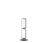 FLOS lampadaire NOCTAMBULE (2 High Cylinders - Verre soufflé / Aluminium moulé sous pression noir)