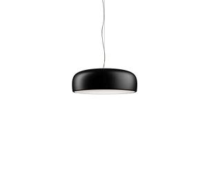 Flos Smithfield F1371031 Plafonnier suspendu en aluminium Noir mat 70 W Longueur du câble 270 cm Corps 60 cm x 21,5 cm