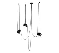 Flos Suspension AIM - 3 ampoules - noir - L
