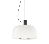 Flos Suspension Bellhop Glass S2 Bright aluminum