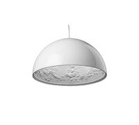 FLOS Suspension Skygarden 1 Ø 60 cm Blanc brillant Plâtre verni