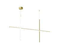 FLOS Lampe à suspension Coordinates S2 Champagne aluminium extrudé