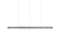 FLOS Suspension Luce Cilindrica S1 165,6 cm LED verre transparent