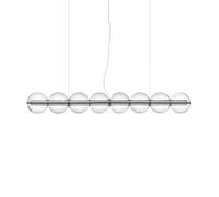 FLOS Suspension Luce Sferica S1 LED 165,6 cm Verre transparent