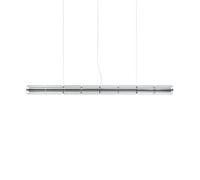 FLOS Suspension Luce Cilindrica S1 165,6 cm LED verre transparent