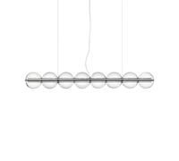 FLOS Suspension Luce Sferica S1 LED 165,6 cm Verre transparent