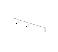 Flos Zero Track Atom 120, 2 spots, 2m rail, alimentation électrique en bout, blanc