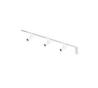 Flos Zero Track Atom 120, 3 spots, 2m rail, alimentation électrique en bout, blanc