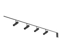 Flos Zero Track Atom 120, 4 spots, 2x 2m rail, alimentation électrique en bout, noir