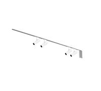 Flos Zero Track Atom 120, 4 spots, 3m rail, alimentation électrique en bout, blanc
