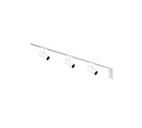 Flos Zero Track Find Me 1, 3 spots, 2m rail, alimentation électrique en bout, blanc