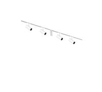 Flos Zero Track Find Me 1, 4 spots, 2x 1m rail, alimentation électrique centrale, blanc
