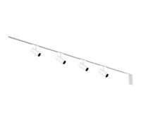 Flos Zero Track Find Me 1, 4 spots, 2x 2m rail, alimentation électrique en bout, blanc