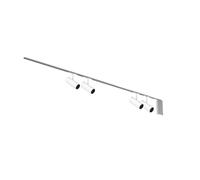 Flos Zero Track Find Me 1, 4 spots, 3m rail, alimentation électrique en bout, blanc