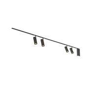 Flos Zero Track Find Me 1, 5 spots, 2m rail, alimentation électrique en bout, blanc