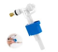 Flotteur Chasse D'eau WC pour Chasse D'eau G3/8" et G1/2", Robinet Flotteur, Flotteur Chasse d'eau WC Vanne de Remplissage Universelle Raccord Raccord D'alimentation Latéral, Quantité d'eau réglable