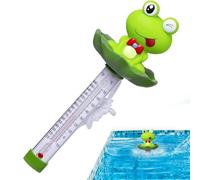 Flotteur de température de piscine, jauge de bain, thermomètre flottant, design animal résistant aux chocs, 8,2 x 8,7 x 25 cm, outil d'affichage facile à lire, pour surveillance du spa, utilisation
