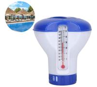Flotteur doseur de chlore avec thermomètre pour piscines - Bleu Label