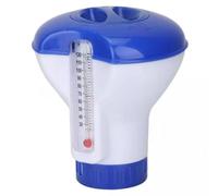 Flotteur doseur flottant avec thermomètre 3,8 cm | Permet un entretien uniforme de l'eau avec un thermomètre intégré pratique.