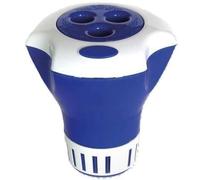BSI - Grand Flotteur Doseur Mesureur - pour Galets 20 à 200g - Mesure Egalement La Température De l'eau - Adapté Aux Piscines De Petite Taille A Grande Taille, Bleu Blanc