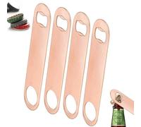 FLOW Barware Décapsuleur en cuivre à lame de barre de 18 cm | Décapsuleur couronne robuste | Ouvre-bouteille professionnel à double version | 4 x cuivre