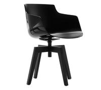 Flow Slim - Fauteuil piètement chêne WxHxD 55x76,4x54cm