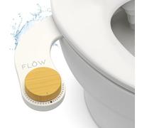 Flow® | Toilette Japonaise avec Douchette Intégrée | Bidet WC Double Buse avec Mode Féminin | Pression Réglable | Kit Complet sans Électricité | Installation Facile | OriginalCorner®