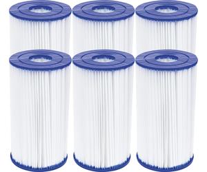 Flowclear™ Cartouche filtrante taille IV 14,2 x 25,4 cm, set d'épargne de 6 pièces