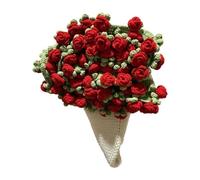 Flower Bouquet Blanket 110cm Cute Red Rose Crochet ConvBouquet Photo Props